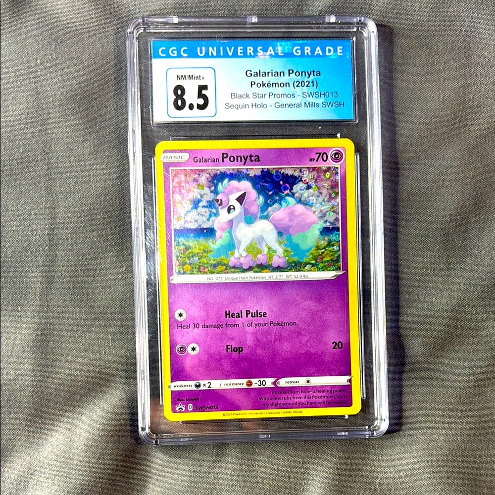 CGC UNIVERSAL GRADE 8.5 Galarian Ponyta Pokémon (2021)